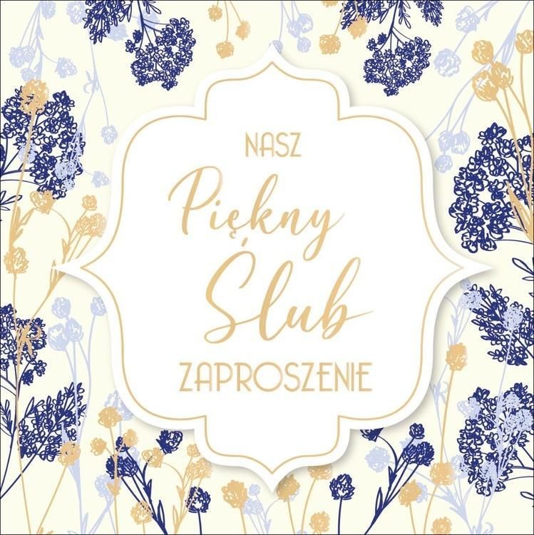 Zaproszenie Ślub - artykuł papierniczy