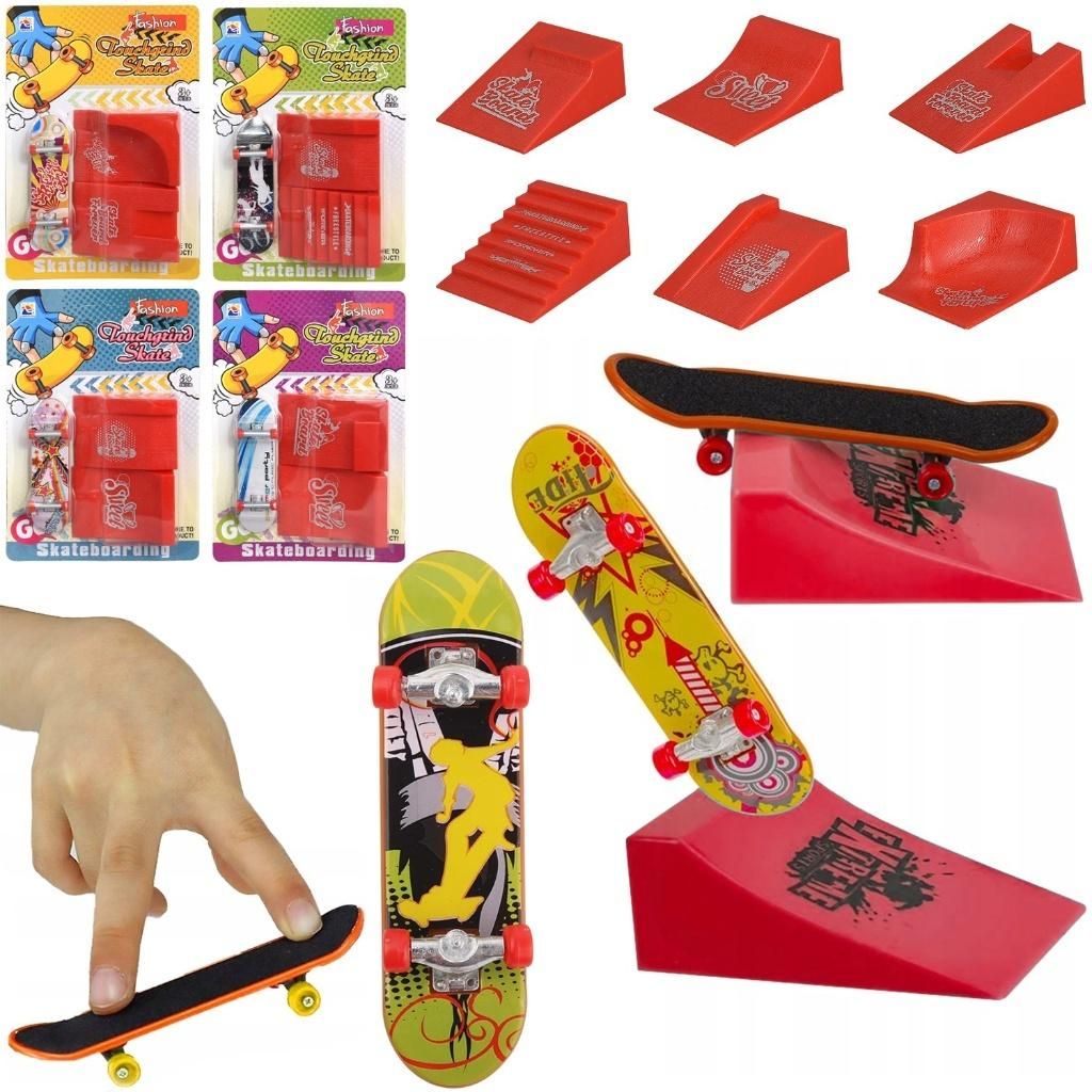 Mini deskorolka z rampą Mix Trifox