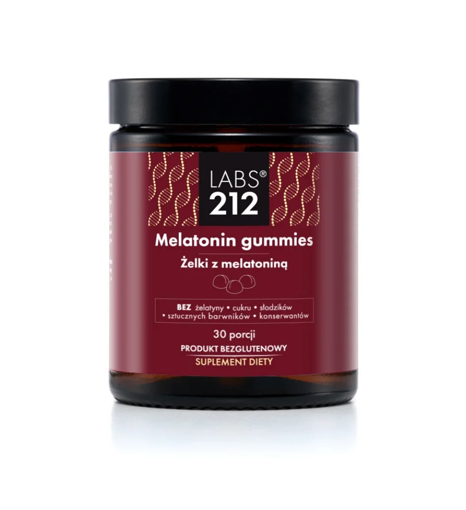 Labs212 Melatonin - Żelki z melatoniną - suplement diety 30 szt. - suplement