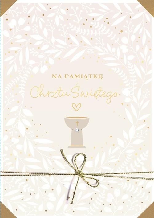 Kukartka Karnet DK-1294 Chrzest kokardka - artykuł papierniczy