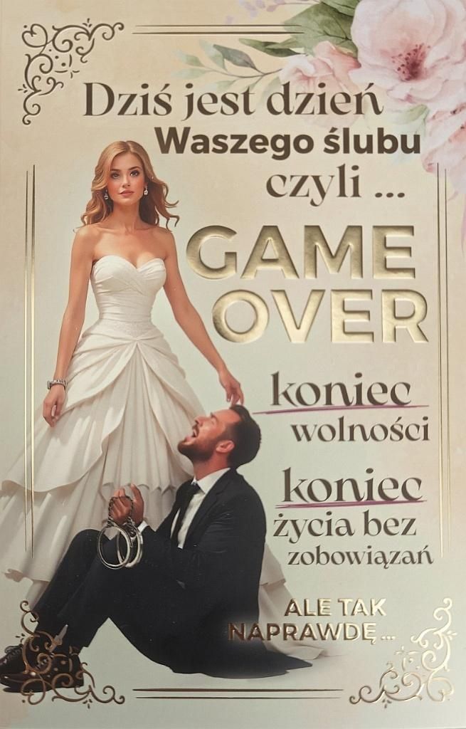 Karnet Ślub - artykuł papierniczy
