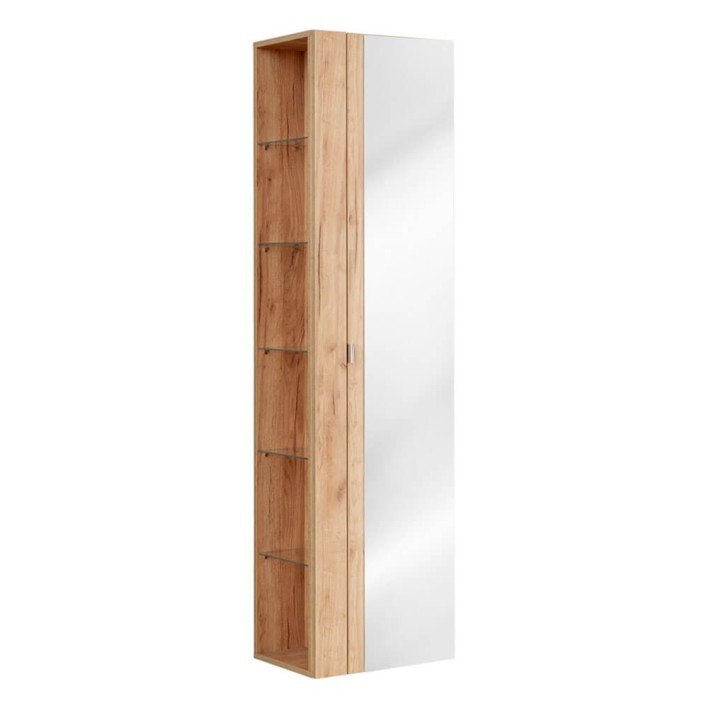Szafka wysoka 1 drzwi Kolekcja Capri Oak Dąb Złoty Craft
