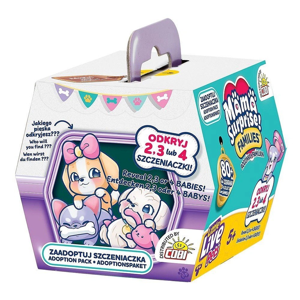 Zestaw Little Live Pets - Families display 8 sztuk Cobi