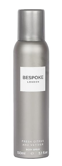 Bespoke Fresh Citrus and Vetiver Dezodorant w Sprayu dla Mężczyzn 150ml