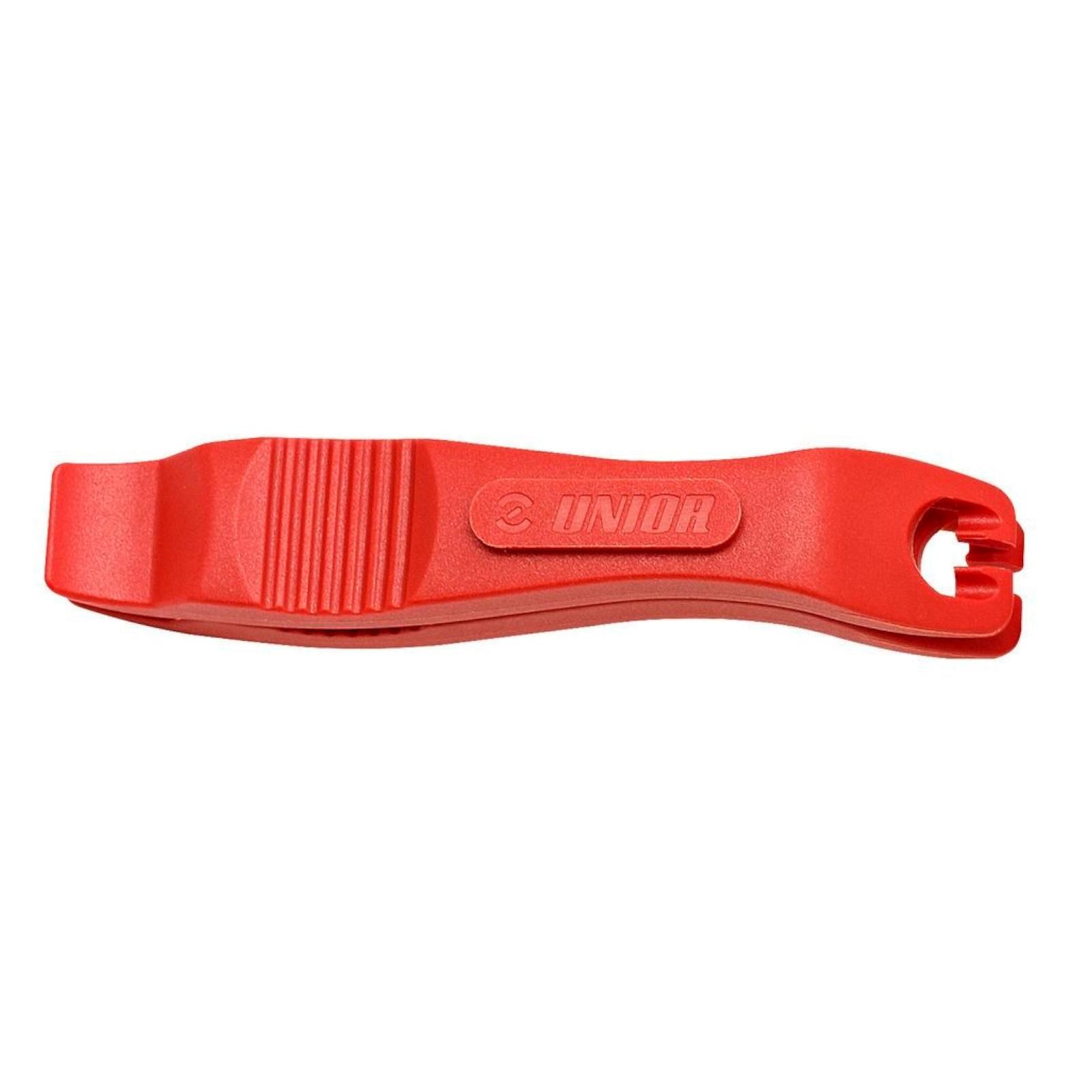 UNIOR Łyżki do opon, zestaw dwie sztuki, kolor czerwony - 1657RED Unior 624144
