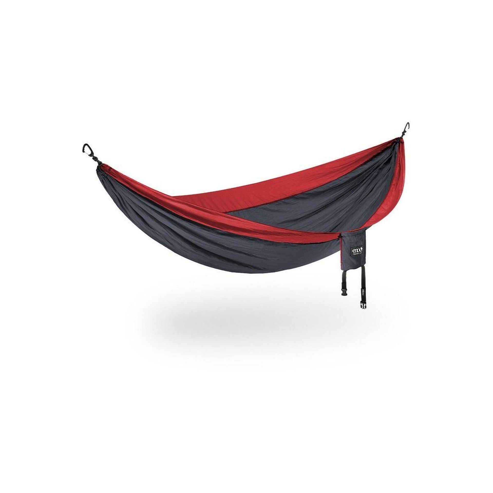 Hamak turystyczny ENO Single Nest charcoal/red