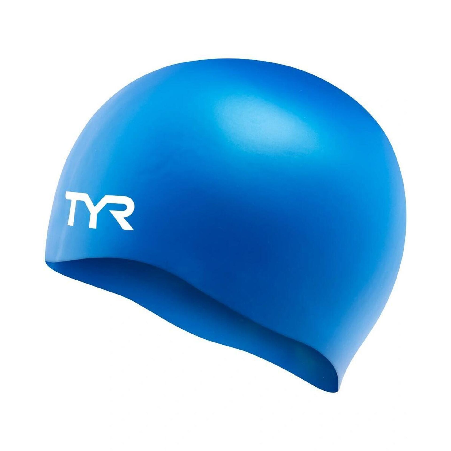 TYR Czepek Wrinkle-free Silicone Cap 420 Blue