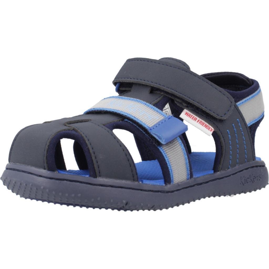 Sandały Kickers Model Kickbeachou Kolor Niebieski