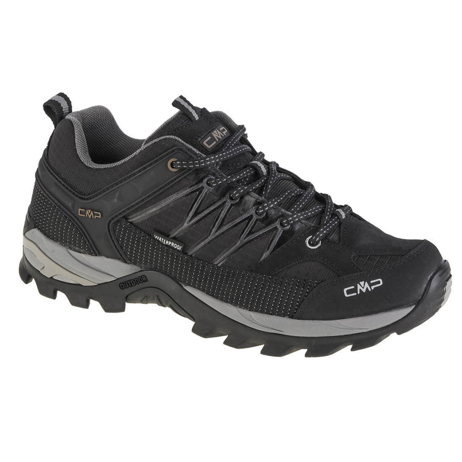 CMP Trekkingi Rigel Low Treking Shoe Wp 3Q54457UG Czarny