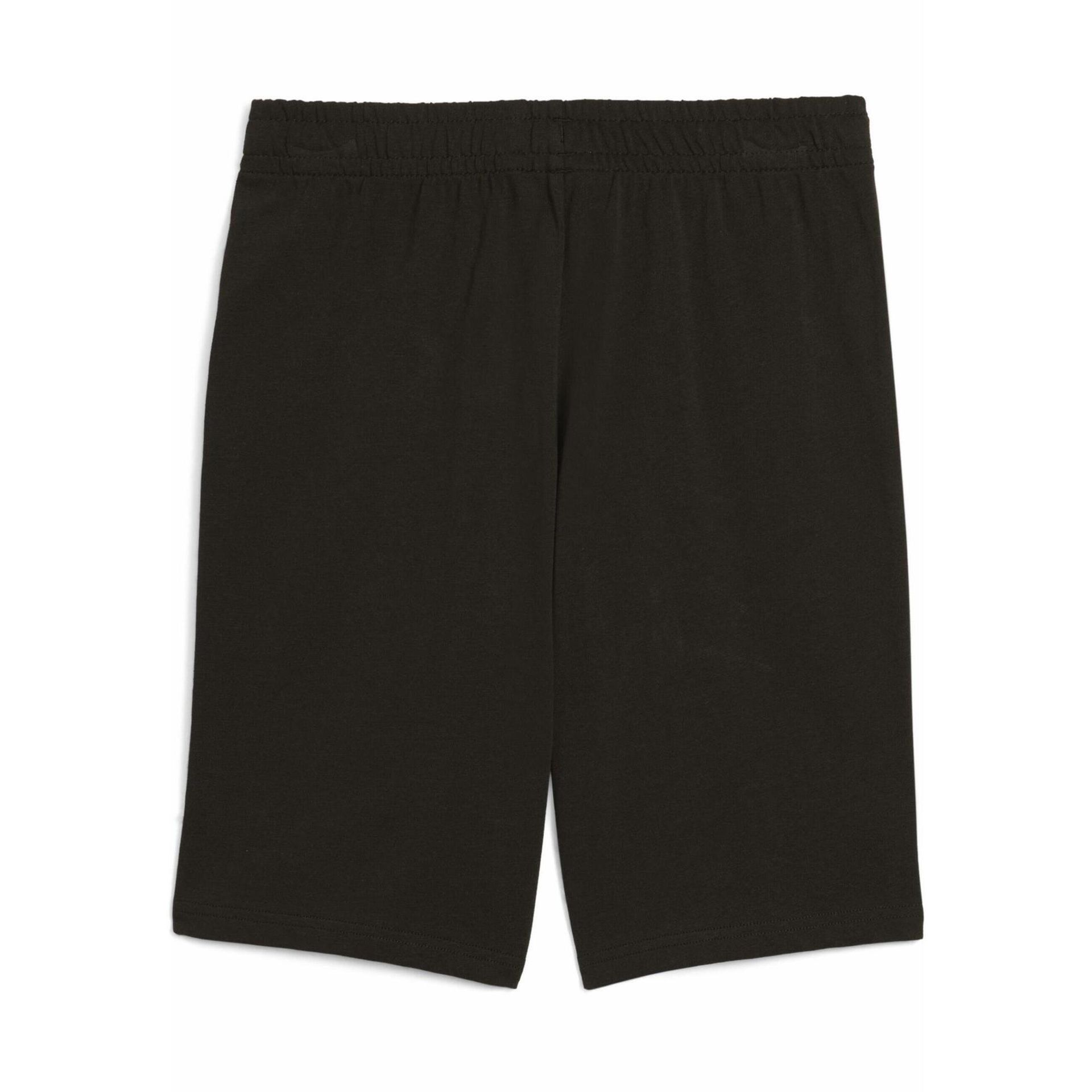 Młodzieżowe szorty ESS z logo No. 1 z dżerseju PUMA Black