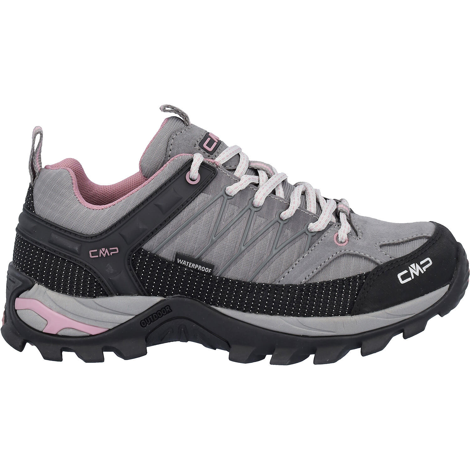 CMP Damskie buty trekkingowe Rigel Low Wmn Wp Walking, Cemento, 36 EU, Cemento Fard, 36 EU
