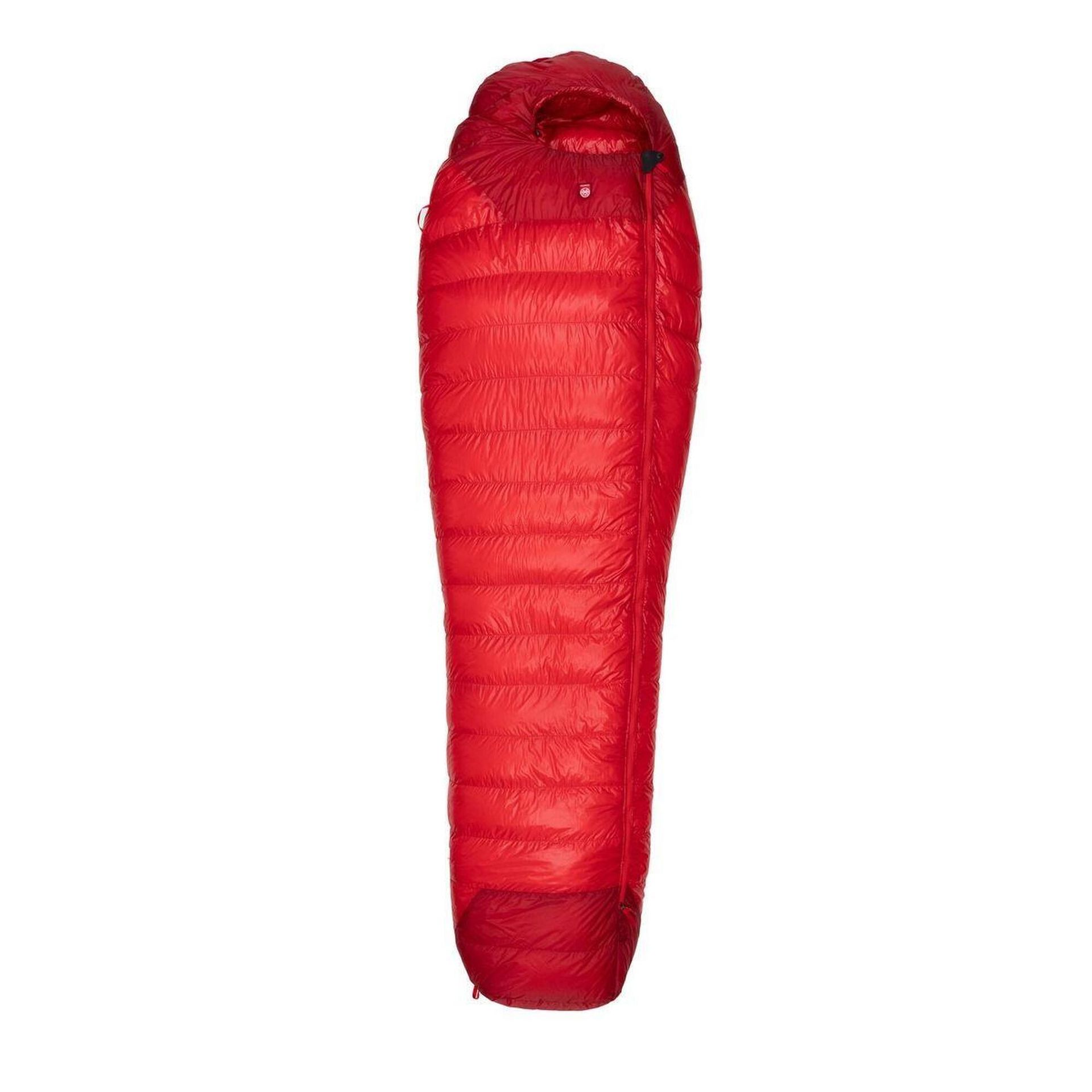 Śpiwór puchowy Pajak RADICAL 4Z red - 205 (long)