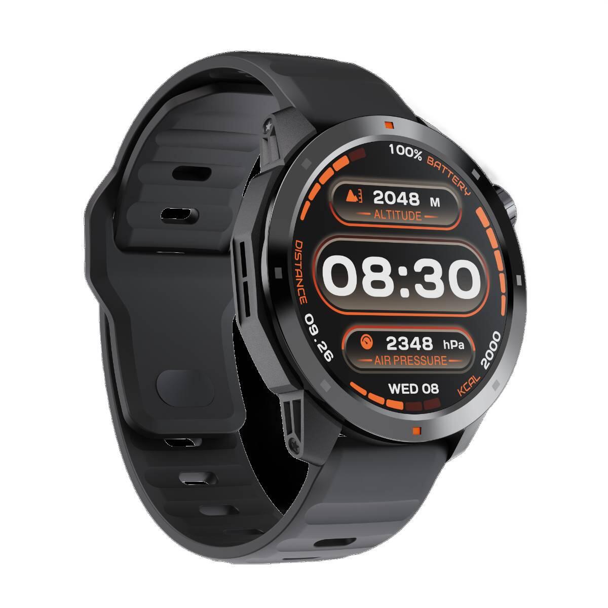 KIANO Watch Xtreme Czarno-pomarańczowy
