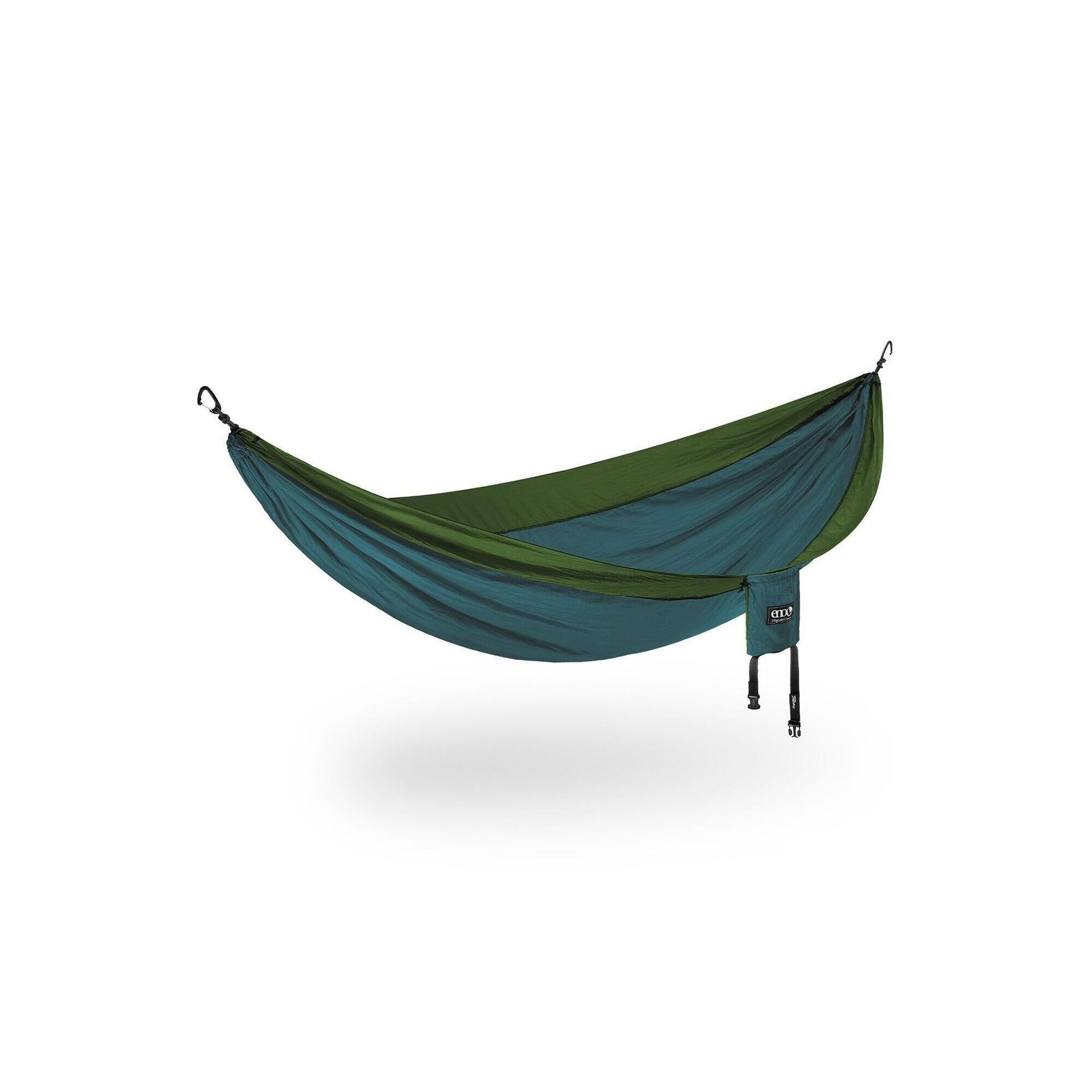 Hamak turystyczny ENO Single Nest marine/cedar