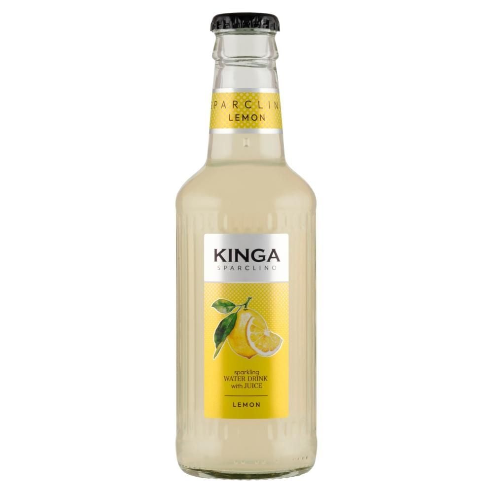 Kinga Sparclino Napój gazowany o smaku cytrynowym 250 ml