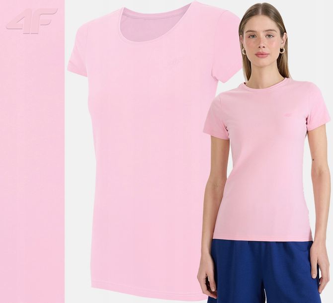 Koszulka Damska 4f T-shirt F2255 Podkoszulek Sportowa Na Co Dzień Xxl