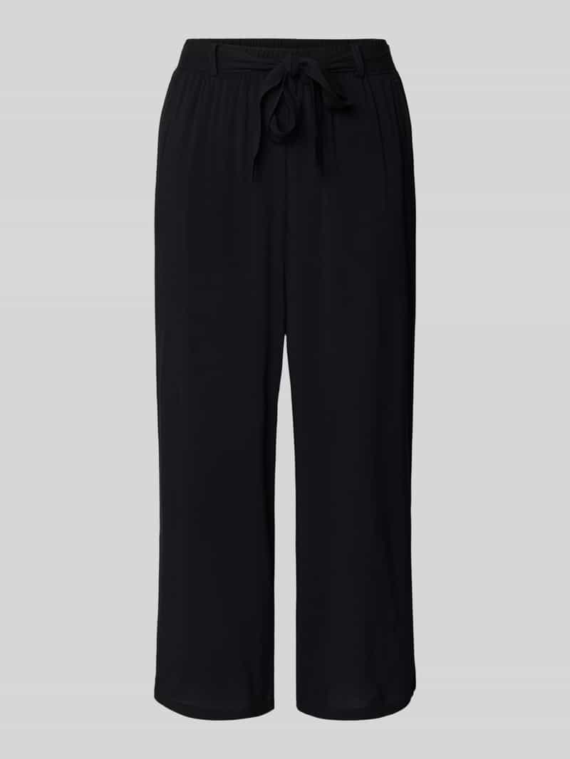 Kuloty z wiskozy z wiązanym paskiem