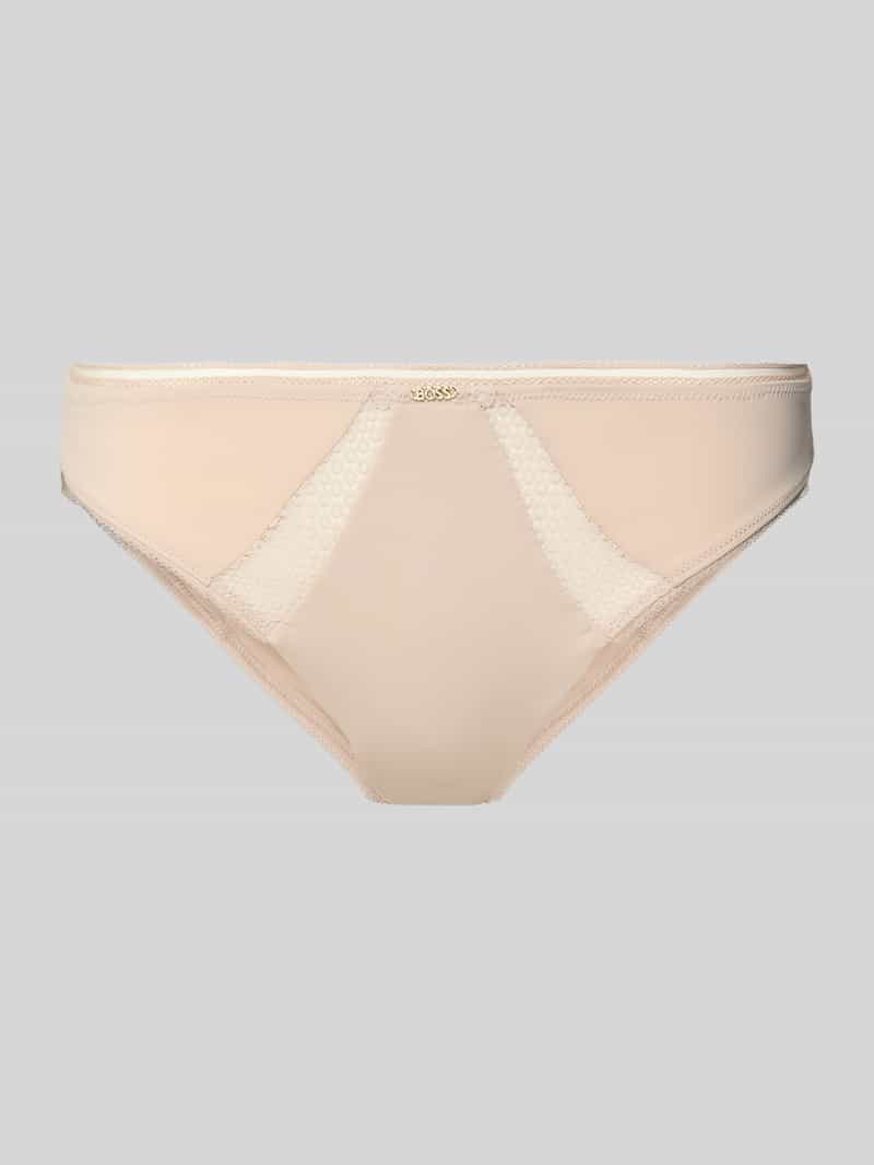 Majtki ze wstawką z koronki