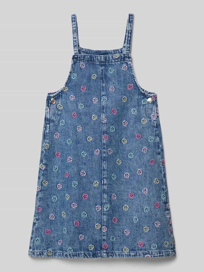 Sukienka jeansowa o linii A z czystej bawełny