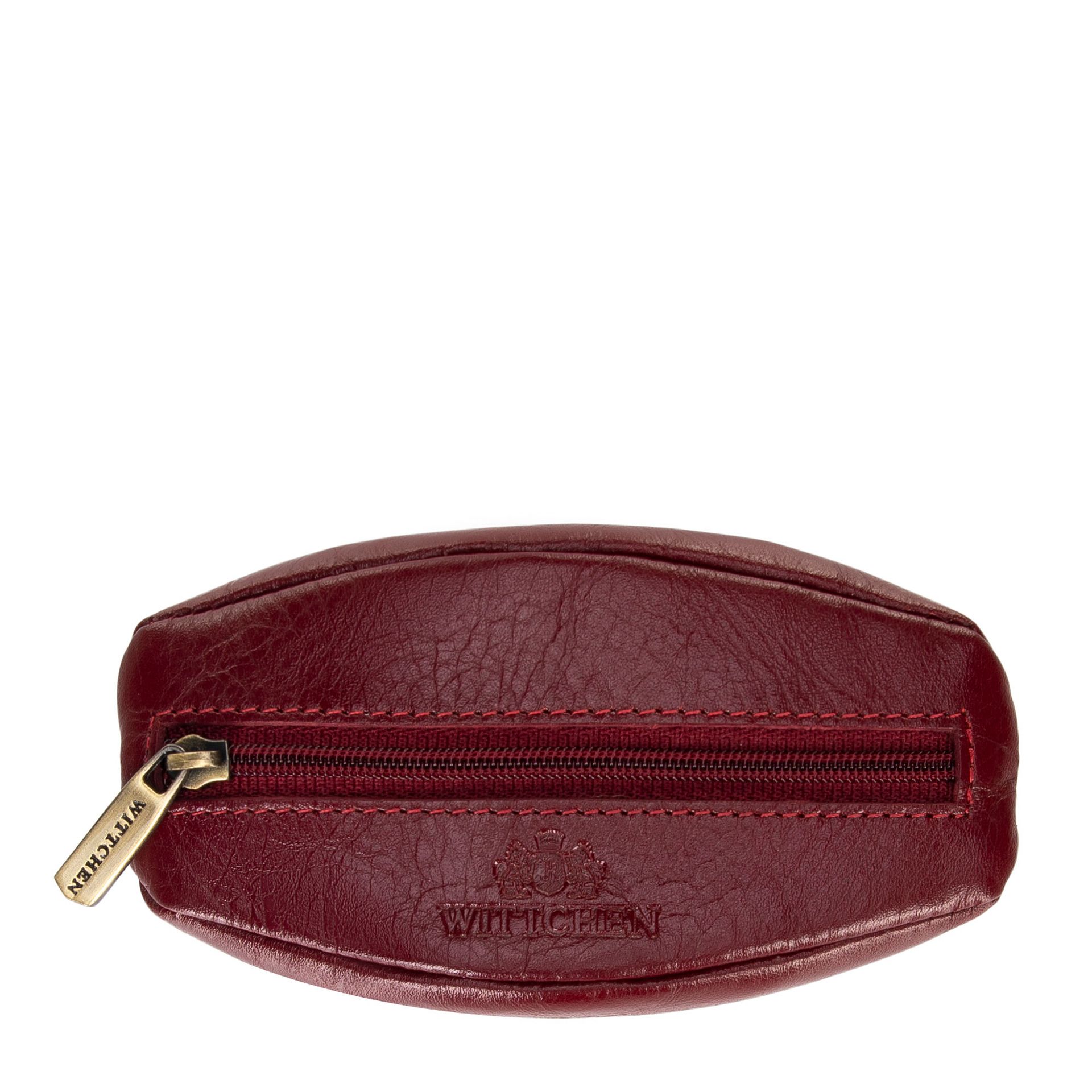 Skórzane etui na klucze miękkie czerwone