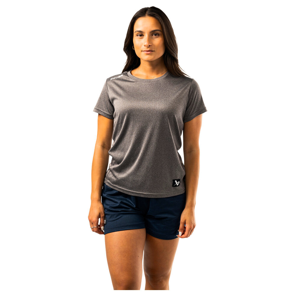 Koszulka damska Bauer WMNS Team Tech Tee Grey S