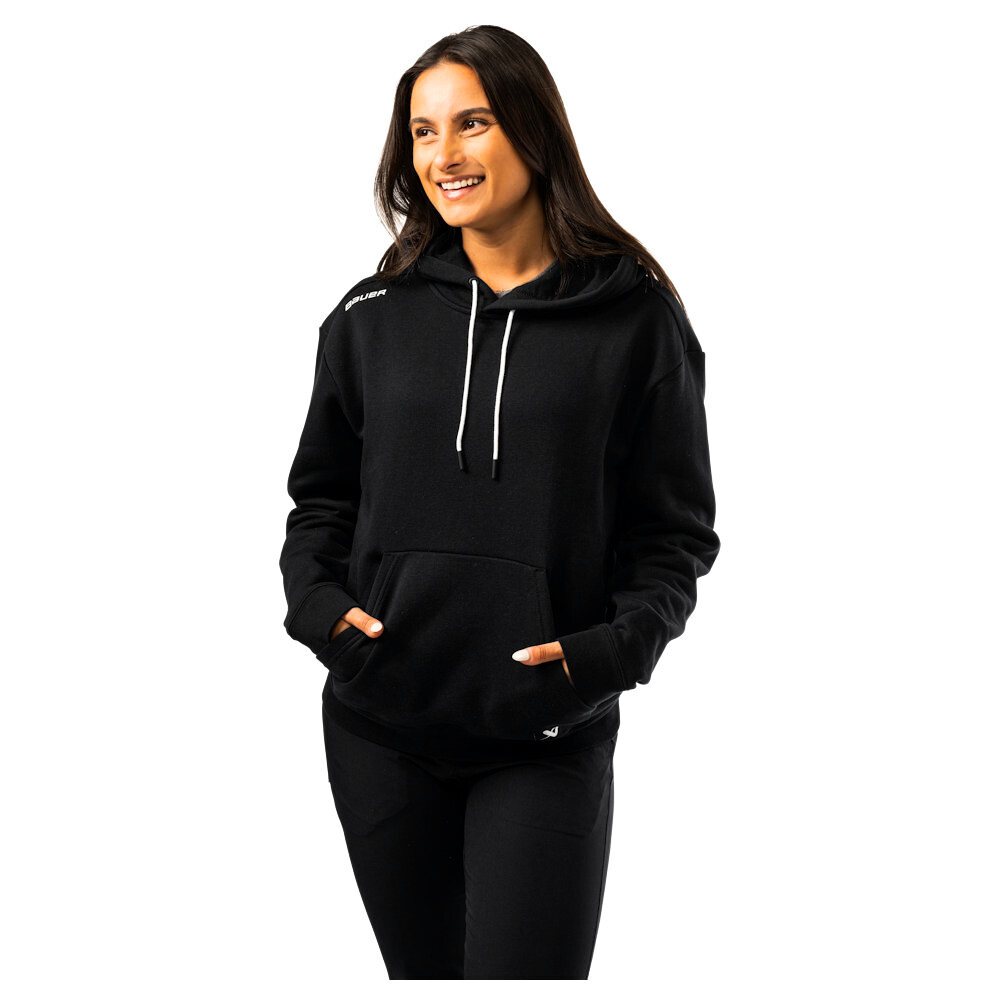 Bluza damska Bauer WMNS Team Pullover Hoodie Black XS