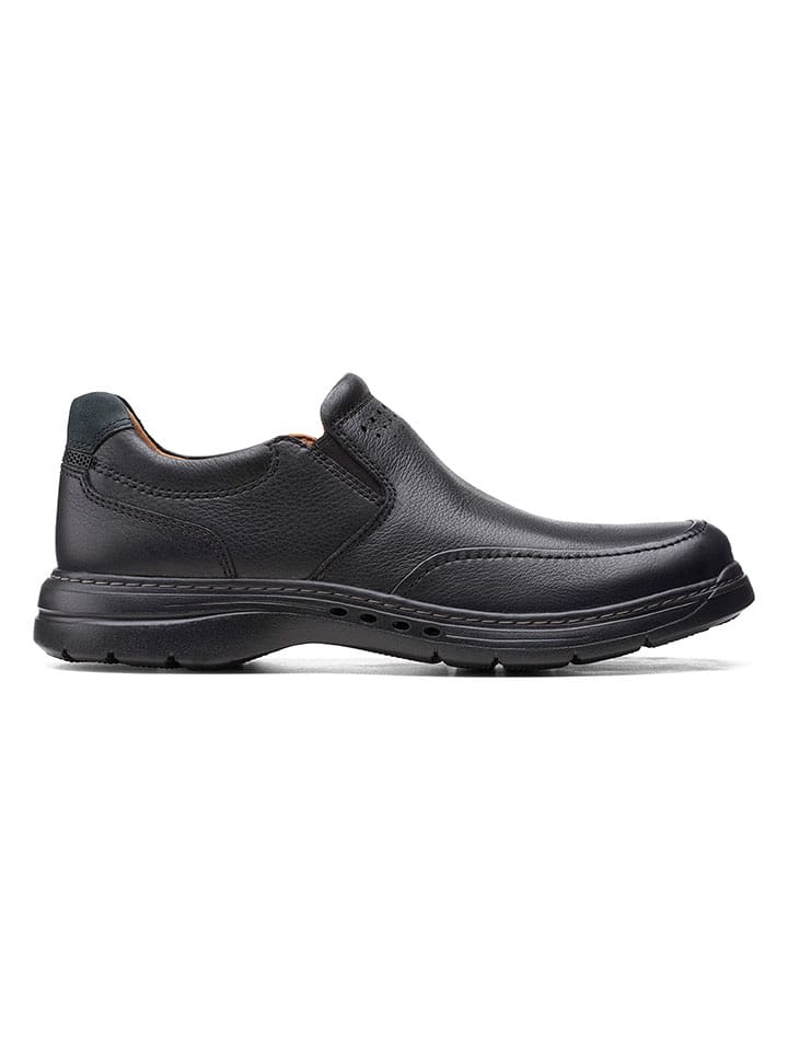 Clarks Skórzane slippersy 