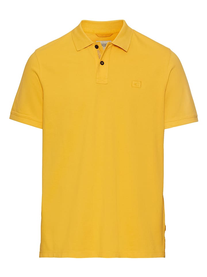 Camel Active Koszulka polo w kolorze żółtym
