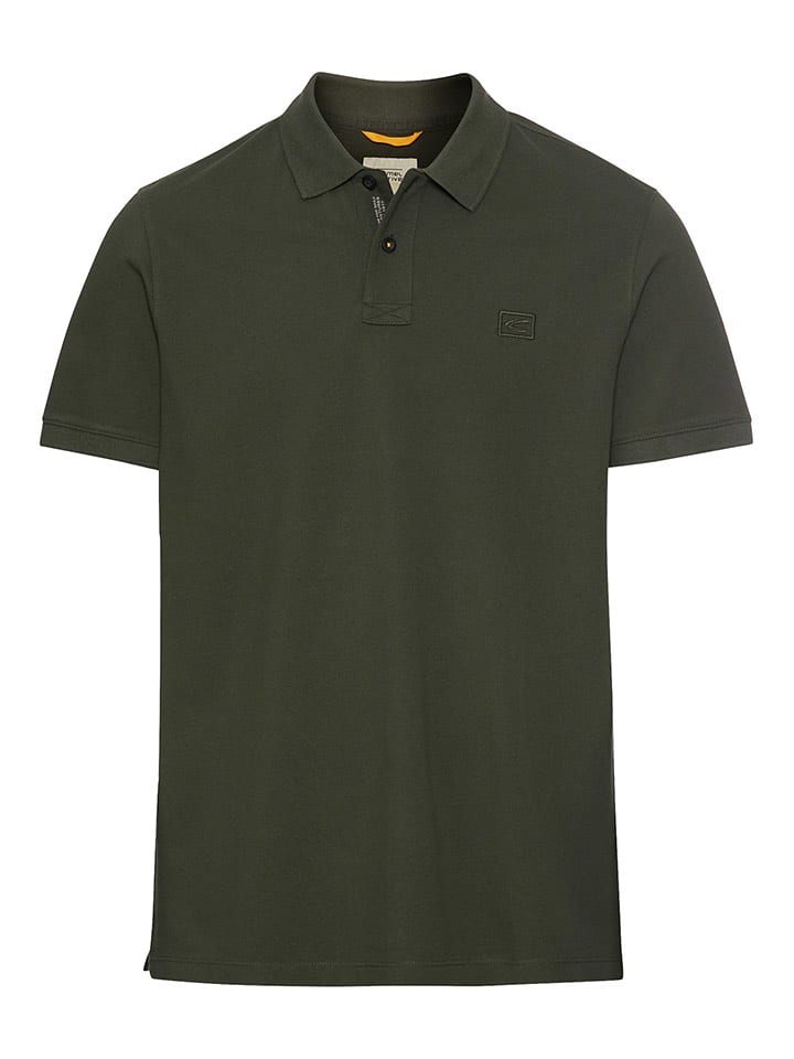 Camel Active Koszulka polo w kolorze ciemnozielonym