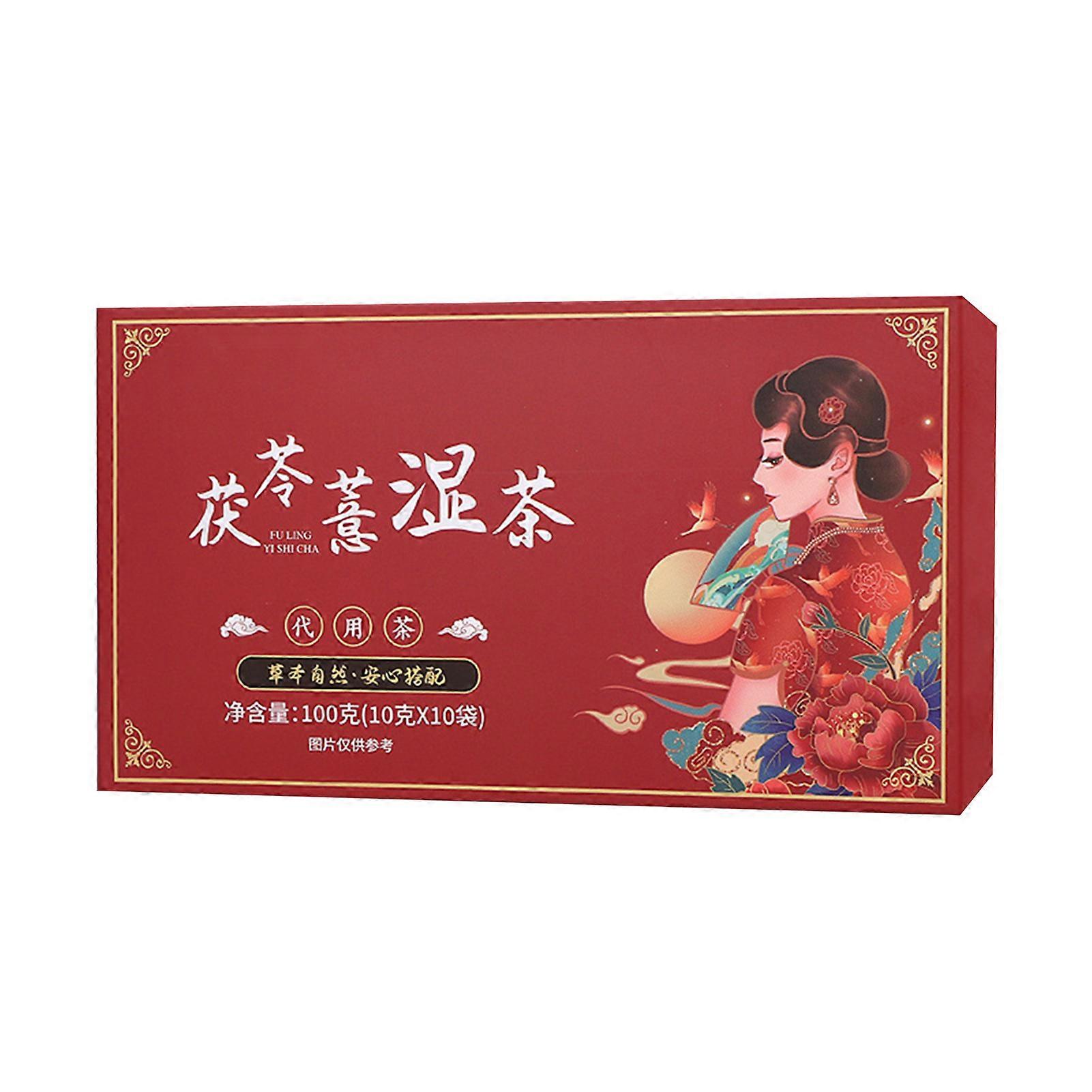 Fu Ling Herbata do pielęgnacji wątroby z 10 opakowaniami Świeża herbata Poria do pielęgnacji ciała 10Gx10PCS