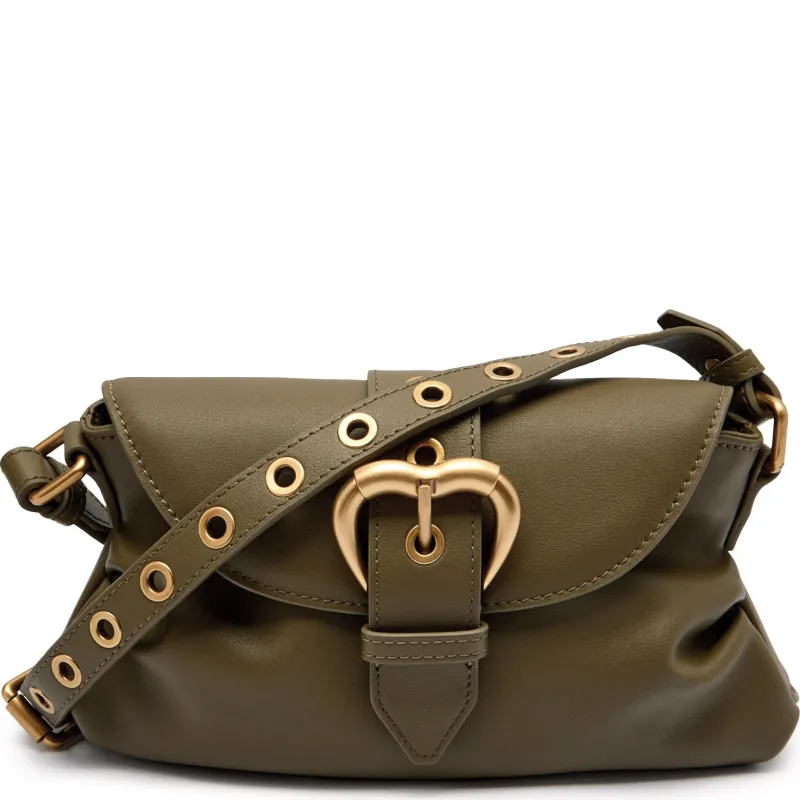 Pinko Skórzana torebka na ramię JOLENE MINI