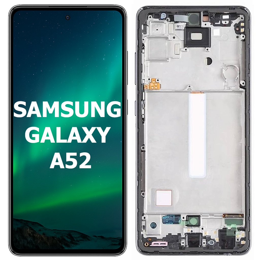 WYŚWIETLACZ DO SAMSUNG GALAXY A52 5G RAMKA