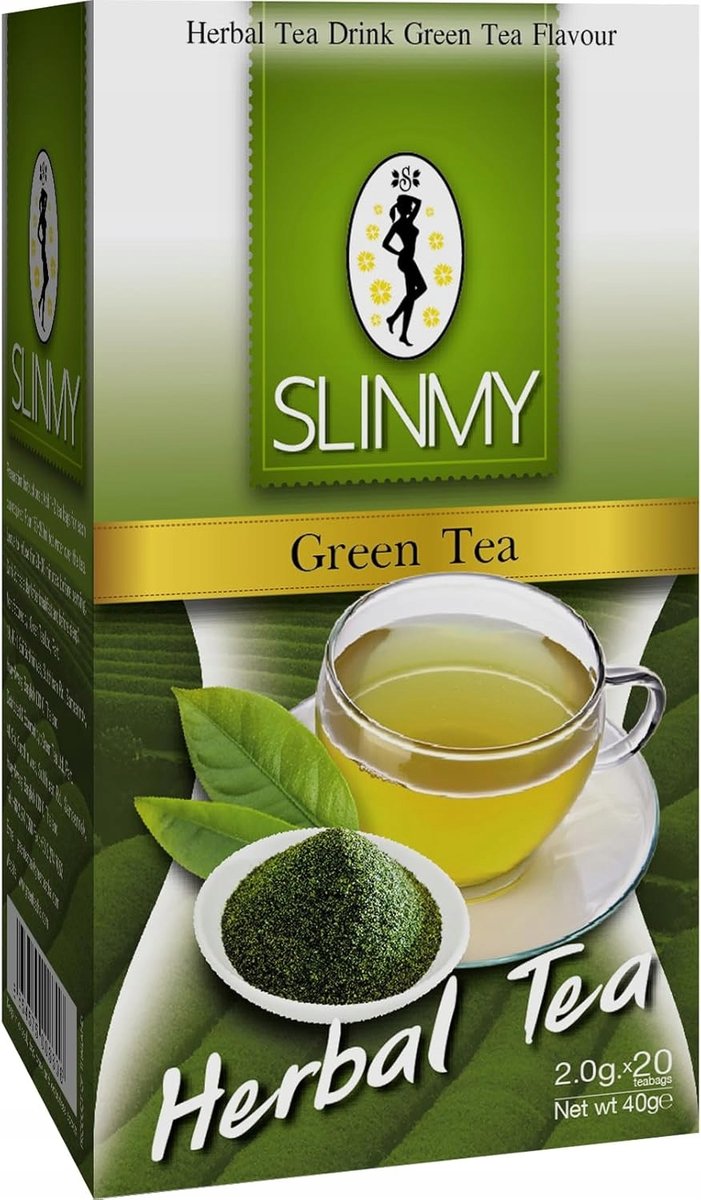 SLINMY - Zielona Herbata Ziołowa 40 g