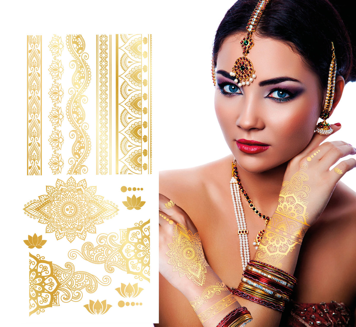 Tatuaże zmywalne orientalne wzory