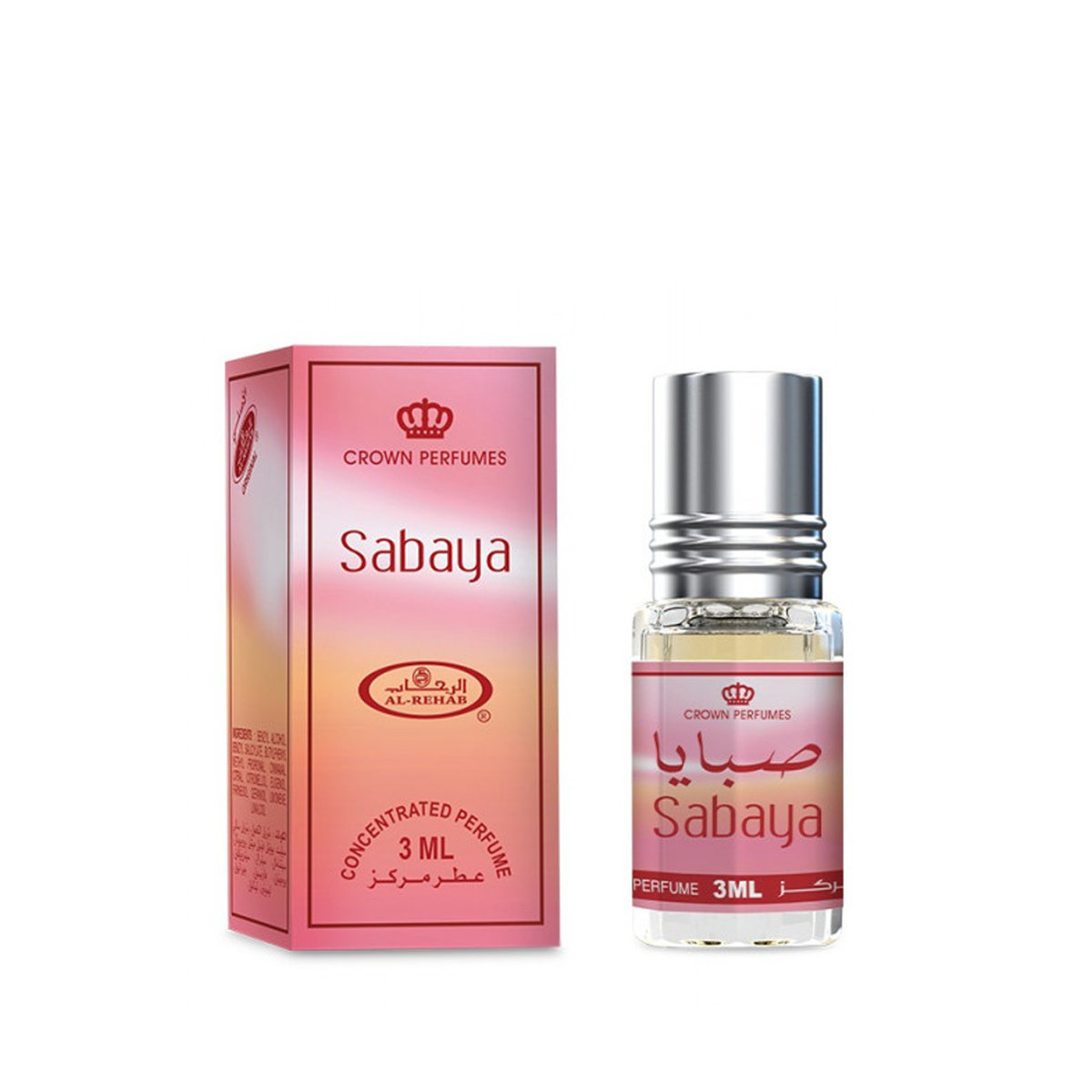 SABAYA Perfumy Arabskie w Olejku Damskie 3 ml Al Rehab