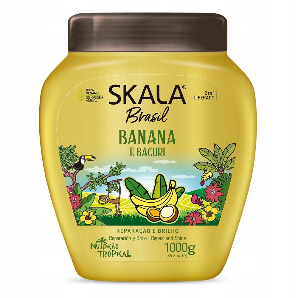 SKALA BRASIL - BANANA E BACURI odżywka do włosów - 1000g