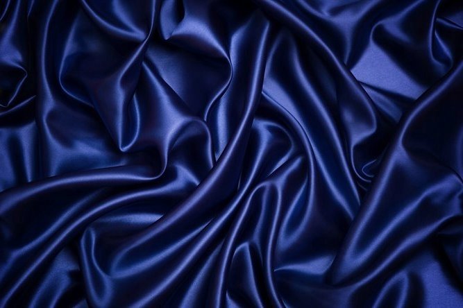 Jedwabna Poszwa 220x240 na Kołdra/ę Pościel Navy Blue Ciemny Szafir