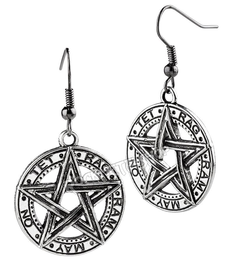 kolczyki PENTAGRAM