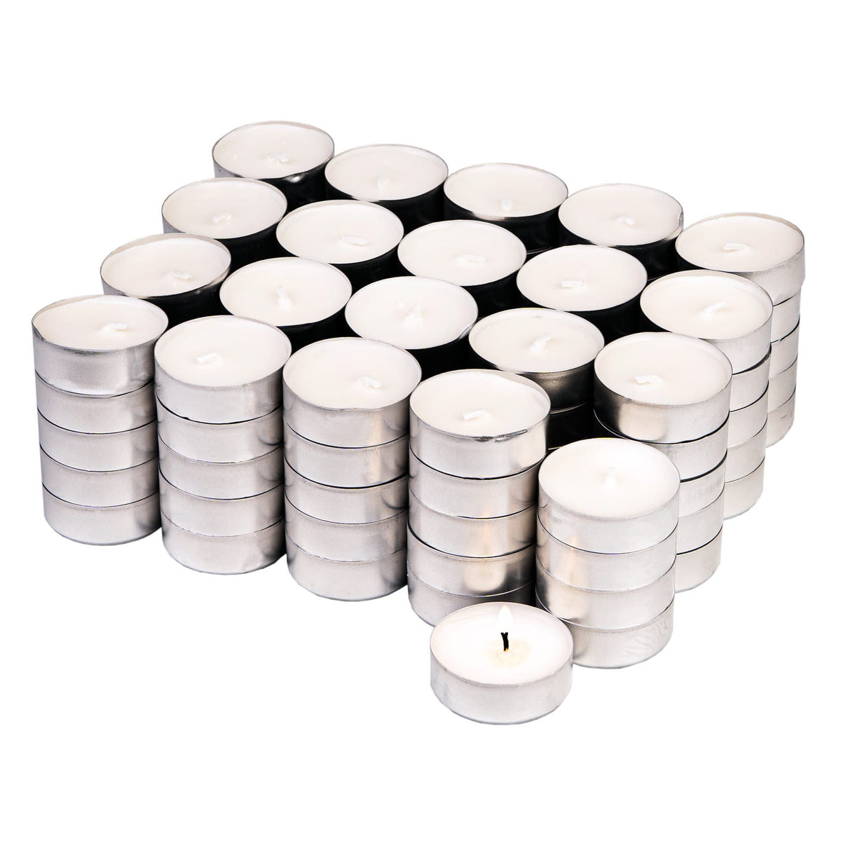 Świeczki Podgrzewacze Tealight 30szt Bezzapachowe
