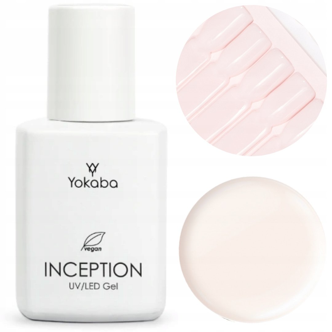 Yokaba INCEPTION 10 Mild Pink Żel budujący do paznokci w butelce 30ml