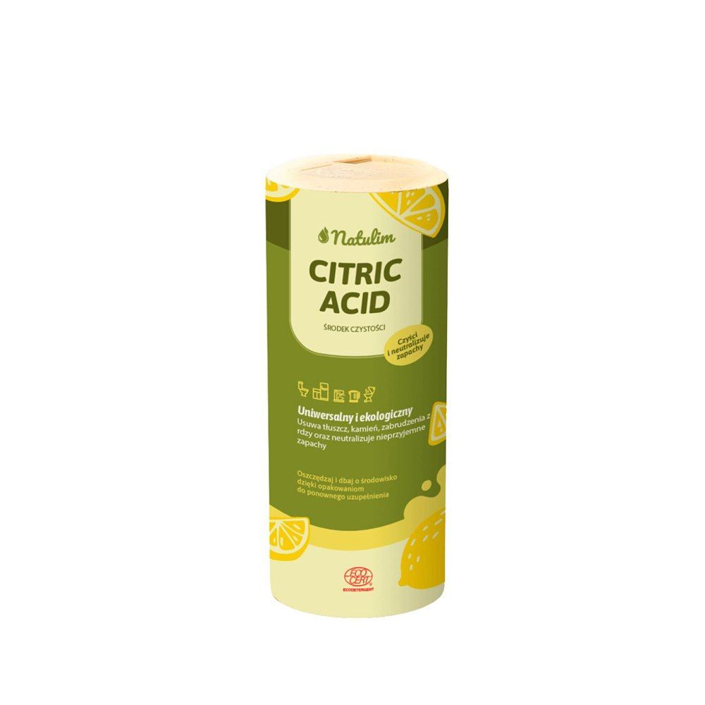 Natulim Citric Acid, Ekologiczny środek czyszczący do powierzchni uniwersalnych 500 g