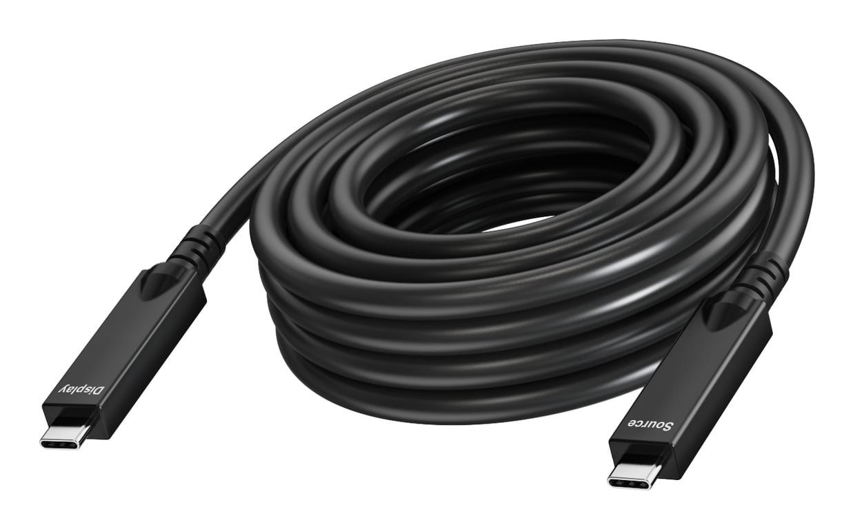 Vision TC 10MUSBC/BL kabel USB USB 3.2 Gen 1 (3.1 Gen 1) 10 m USB C Czarny