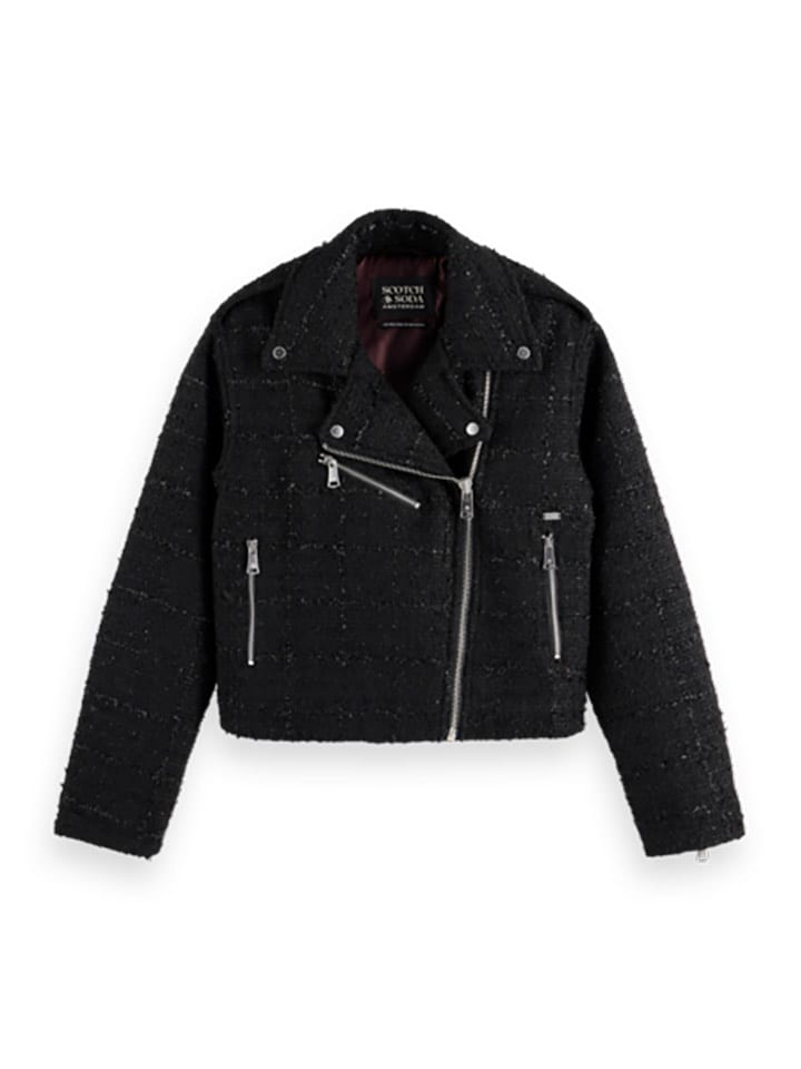 Scotch & Soda Kurtka przejściowa w kolorze czarnym