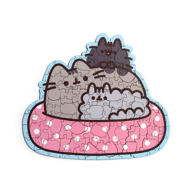 Pusheen Puzzle drewniane 130el. - puzzle