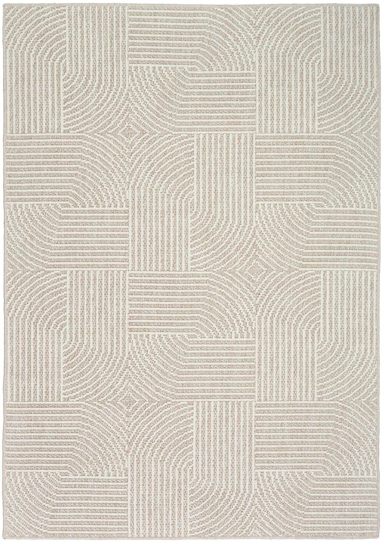 Dywan Nowoczesny Natural Texture Beige Ivory 66X114 Cm