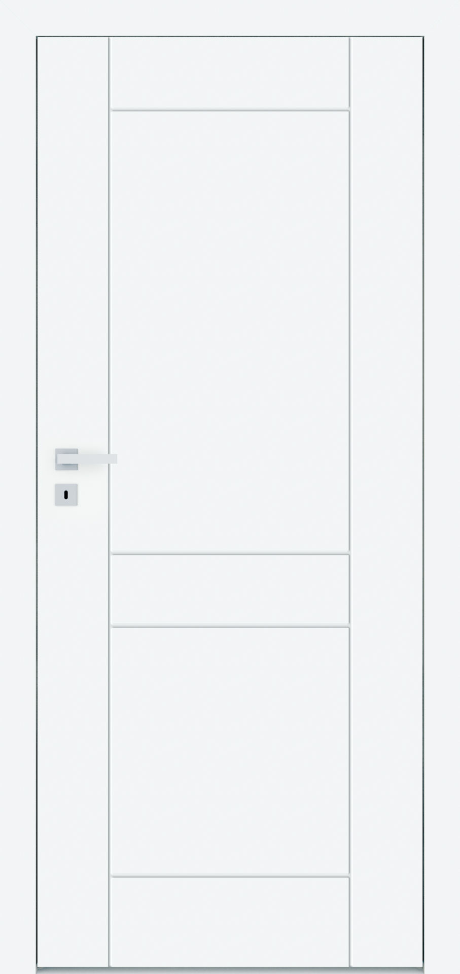 Dre Drzwi Wewnętrzne Pełne Fargo 50 Lakier Biały