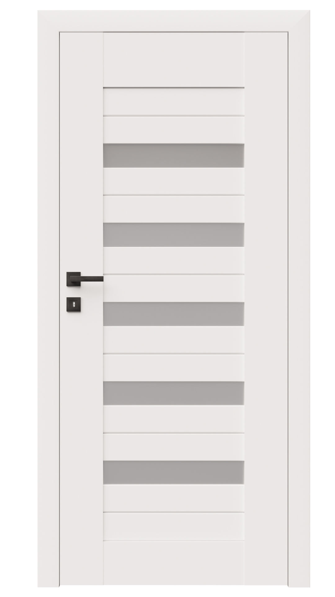 Dre Drzwi Wewnętrzne Z Szybą Fosca 0 Okleina Biała Mat