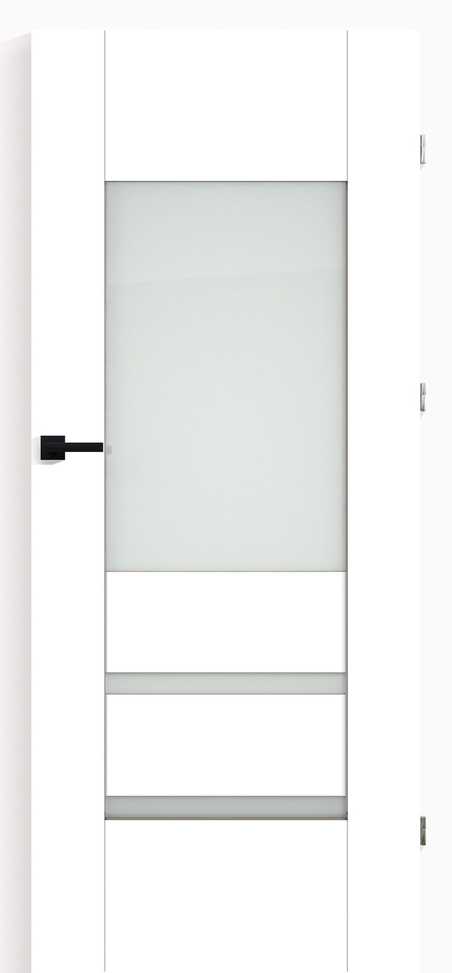 Dre Drzwi Wewnętrzne Przylgowe Z Szybą Vico 3 Biel Alpejska