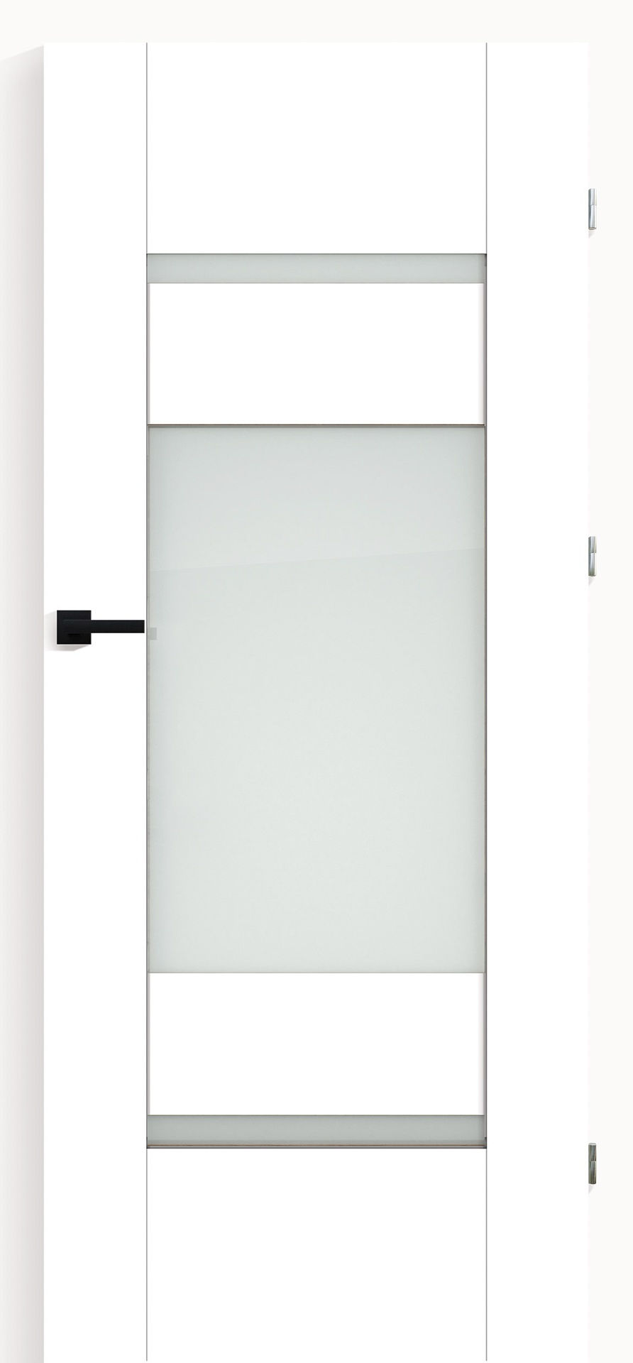 Dre Drzwi Wewnętrzne Przylgowe Z Szybą Vico 4 Biel Alpejska