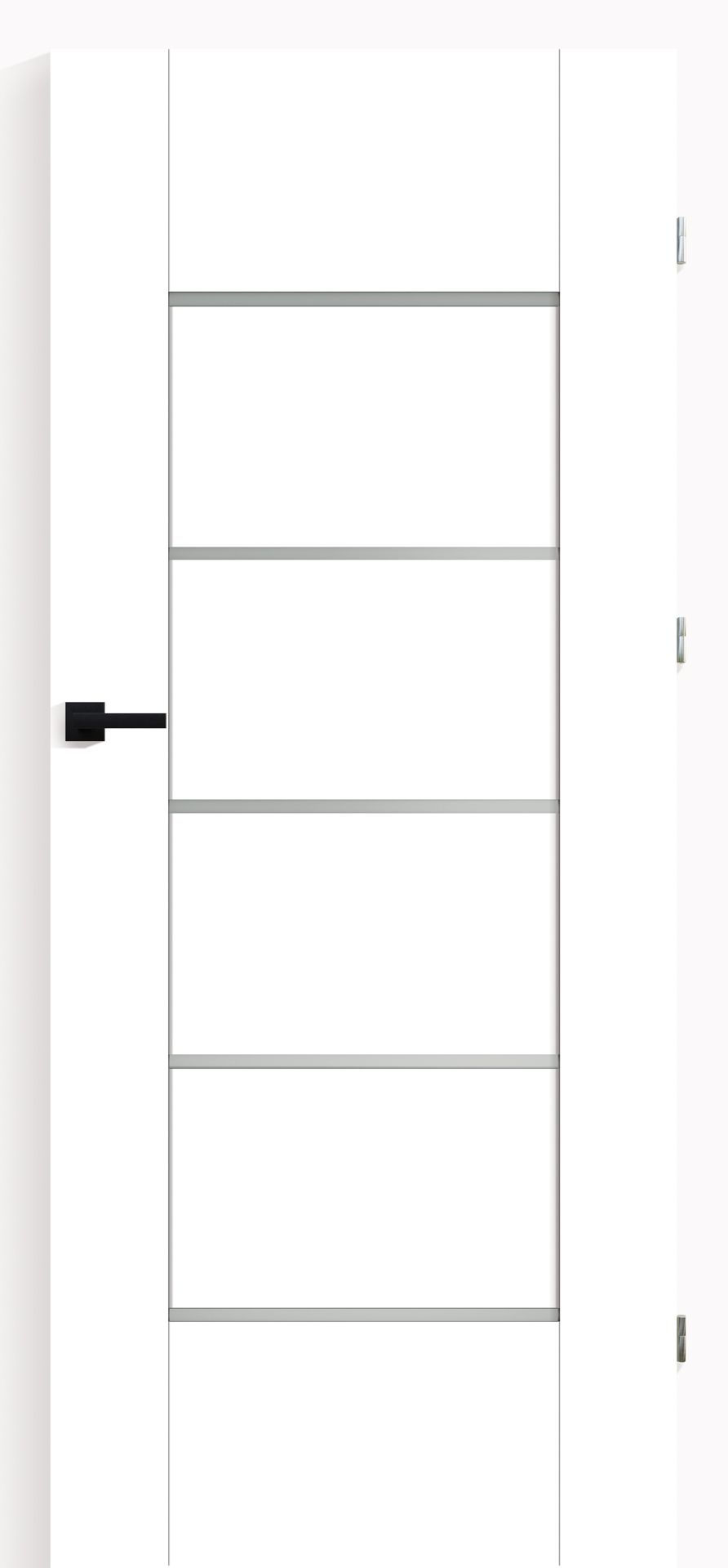 Dre Drzwi Wewnętrzne Przylgowe Z Szybą Lumio 1 Biel Alpejska